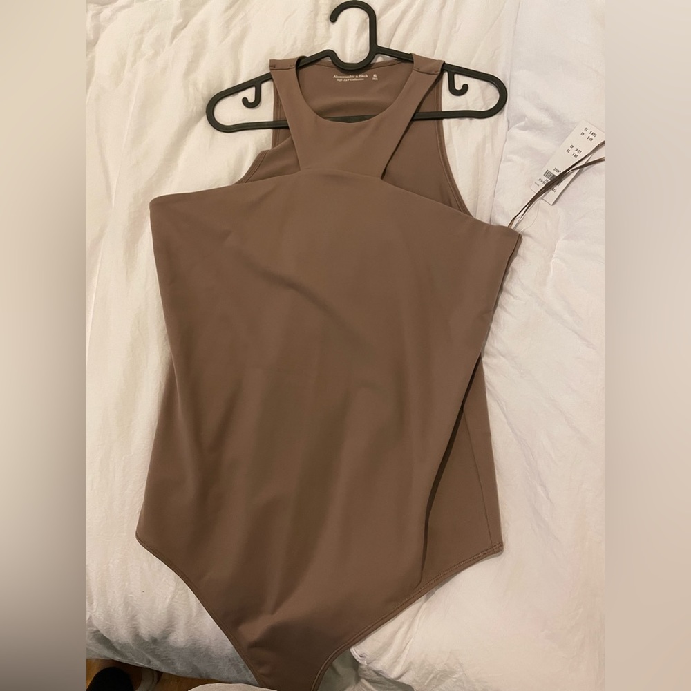 Abercrombie bodysuit, brown XL